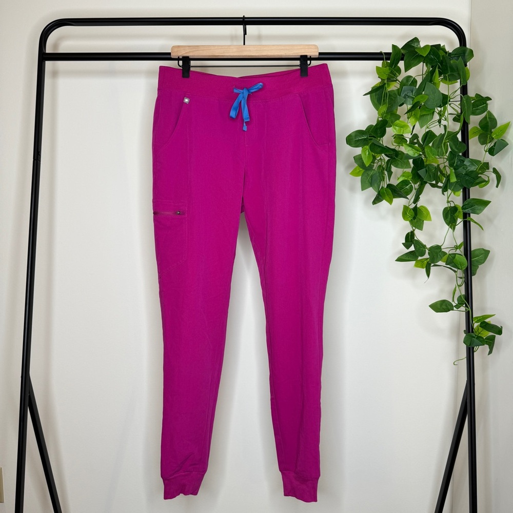 Figs Raspberry Sorbet Zamora Jogger Scrub Pants Medium Tall Inseam W18SW2005T